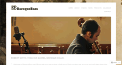 Desktop Screenshot of baroquebass.com
