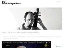 Tablet Screenshot of baroquebass.com